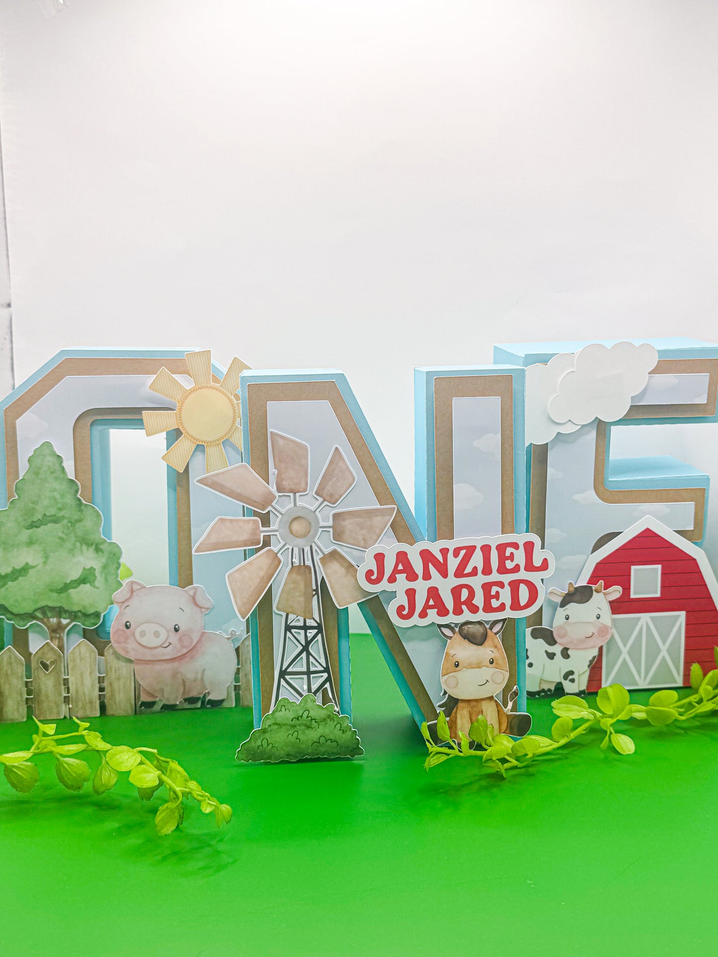 Letras ONE 3D