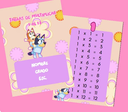 Tablas de Multiplicar