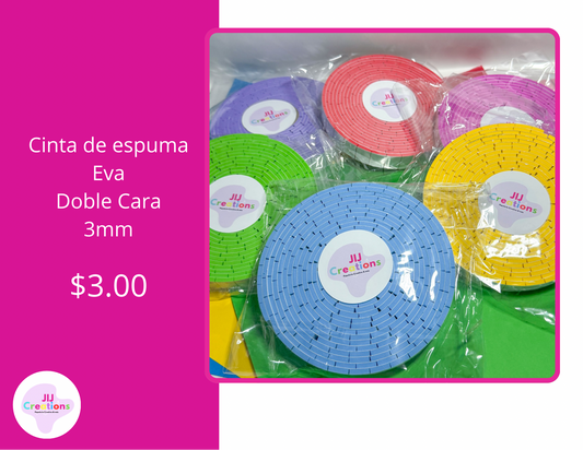 CINTA DE ESPUMA DOBLE CARA
